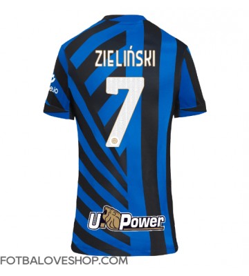 Inter Milan Piotr Zielinski #7 Dámské Domácí Dres 2024-25 Krátký Rukáv