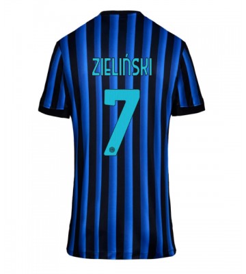 Inter Milan Piotr Zielinski #7 Dámské Domácí Dres 2025-26 Krátký Rukáv
