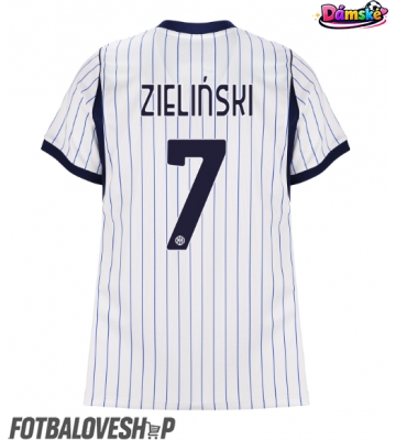 Inter Milan Piotr Zielinski #7 Dámské Venkovní Dres 2026-27 Krátký Rukáv