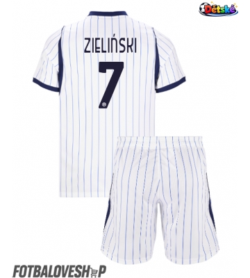 Inter Milan Piotr Zielinski #7 Dětské Venkovní Dres 2026-27 Krátký Rukáv (+ trenýrky)