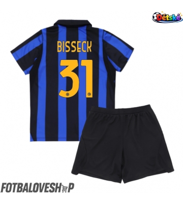 Inter Milan Yann Bisseck #31 Dětské Domácí Dres 2026-27 Krátký Rukáv (+ trenýrky)