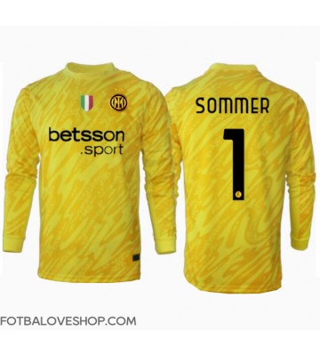 Inter Milan Yann Sommer #1 Brankářské Venkovní Dres 2024-25 Dlouhý Rukáv