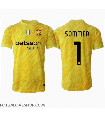 Inter Milan Yann Sommer #1 Brankářské Venkovní Dres 2024-25 Krátký Rukáv