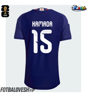 Japonsko Daichi Kamada #15 Domácí Dres MS 2026 Krátký Rukáv