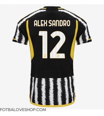 Juventus Alex Sandro #12 Domácí Dres 2023-24 Krátký Rukáv