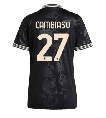 Juventus Andrea Cambiaso #27 Dámské Alternativní Dres 2025-26 Krátký Rukáv