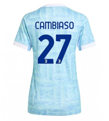 Juventus Andrea Cambiaso #27 Dámské Venkovní Dres 2025-26 Krátký Rukáv