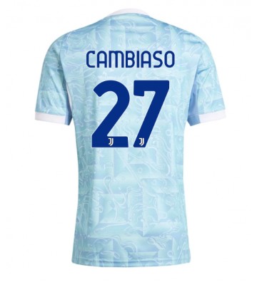 Juventus Andrea Cambiaso #27 Venkovní Dres 2025-26 Krátký Rukáv