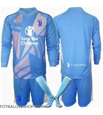 Juventus Brankářské Dětské Alternativní Dres 2024-25 Dlouhý Rukáv (+ trenýrky)
