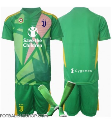 Juventus Brankářské Dětské Venkovní Dres 2024-25 Krátký Rukáv (+ trenýrky)