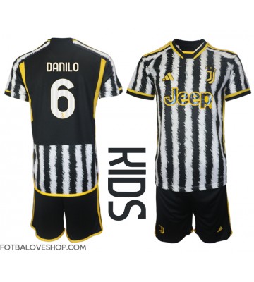 Juventus Danilo Luiz #6 Dětské Domácí Dres 2023-24 Krátký Rukáv (+ trenýrky)