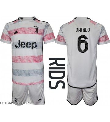 Juventus Danilo Luiz #6 Dětské Venkovní Dres 2023-24 Krátký Rukáv (+ trenýrky)