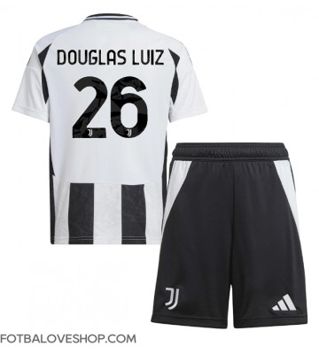 Juventus Douglas Luiz #26 Dětské Domácí Dres 2024-25 Krátký Rukáv (+ trenýrky)