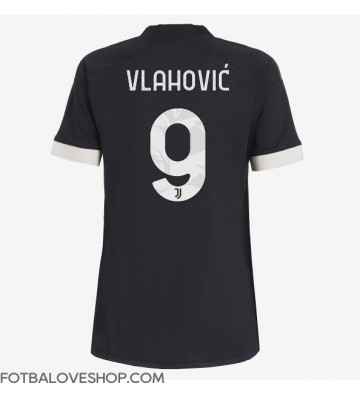 Juventus Dusan Vlahovic #9 Dámské Alternativní Dres 2023-24 Krátký Rukáv