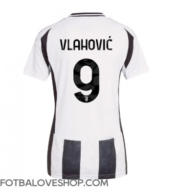 Juventus Dusan Vlahovic #9 Dámské Domácí Dres 2024-25 Krátký Rukáv