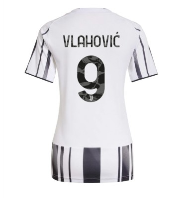 Juventus Dusan Vlahovic #9 Dámské Domácí Dres 2025-26 Krátký Rukáv