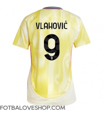 Juventus Dusan Vlahovic #9 Dámské Venkovní Dres 2024-25 Krátký Rukáv