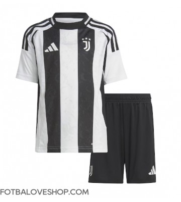 Juventus Dětské Domácí Dres 2024-25 Krátký Rukáv (+ trenýrky)