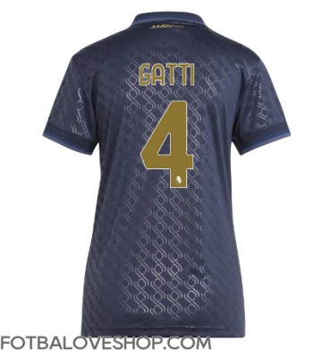 Juventus Federico Gatti #4 Dámské Alternativní Dres 2024-25 Krátký Rukáv