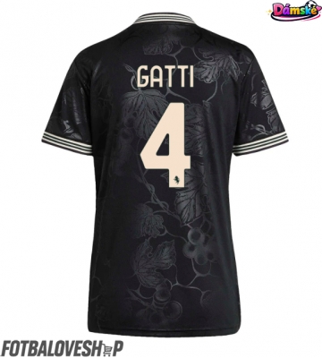 Juventus Federico Gatti #4 Dámské Alternativní Dres 2025-26 Krátký Rukáv