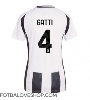 Juventus Federico Gatti #4 Dámské Domácí Dres 2024-25 Krátký Rukáv