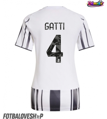 Juventus Federico Gatti #4 Dámské Domácí Dres 2025-26 Krátký Rukáv