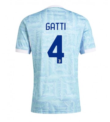 Juventus Federico Gatti #4 Venkovní Dres 2025-26 Krátký Rukáv