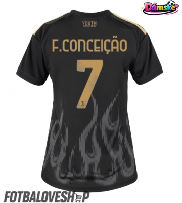 Juventus Francisco Conceicao #7 Dámské Alternativní Dres 2026-27 Krátký Rukáv