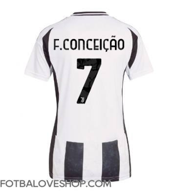 Juventus Francisco Conceicao #7 Dámské Domácí Dres 2024-25 Krátký Rukáv