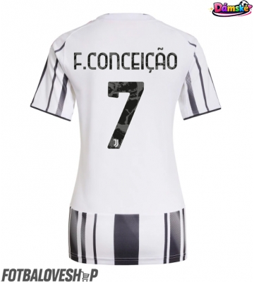 Juventus Francisco Conceicao #7 Dámské Domácí Dres 2025-26 Krátký Rukáv