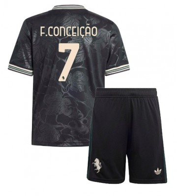 Juventus Francisco Conceicao #7 Dětské Alternativní Dres 2025-26 Krátký Rukáv (+ trenýrky)