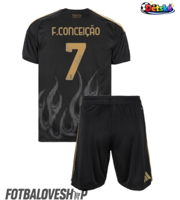 Juventus Francisco Conceicao #7 Dětské Alternativní Dres 2026-27 Krátký Rukáv (+ trenýrky)