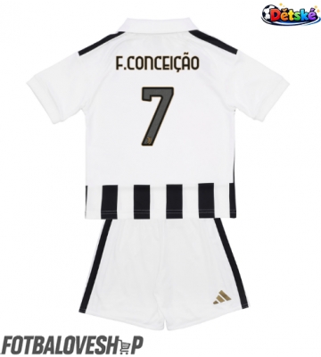 Juventus Francisco Conceicao #7 Dětské Domácí Dres 2026-27 Krátký Rukáv (+ trenýrky)