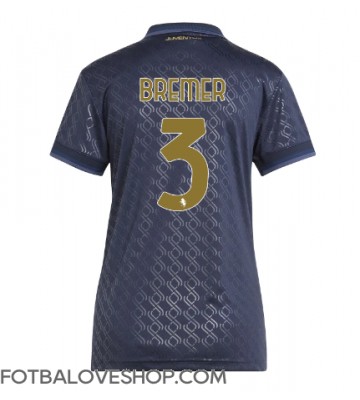 Juventus Gleison Bremer #3 Dámské Alternativní Dres 2024-25 Krátký Rukáv
