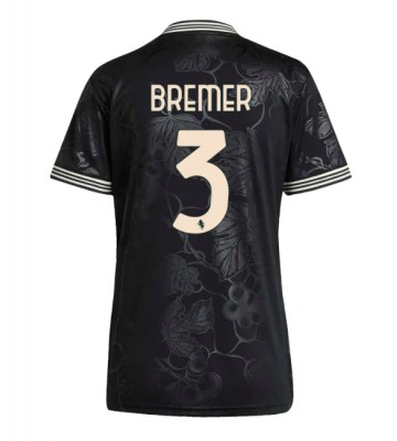 Juventus Gleison Bremer #3 Dámské Alternativní Dres 2025-26 Krátký Rukáv