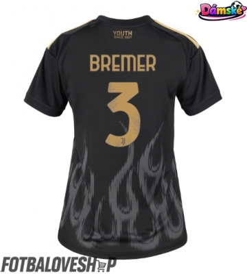 Juventus Gleison Bremer #3 Dámské Alternativní Dres 2026-27 Krátký Rukáv
