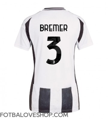 Juventus Gleison Bremer #3 Dámské Domácí Dres 2024-25 Krátký Rukáv
