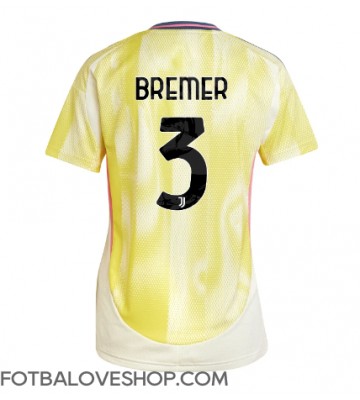 Juventus Gleison Bremer #3 Dámské Venkovní Dres 2024-25 Krátký Rukáv