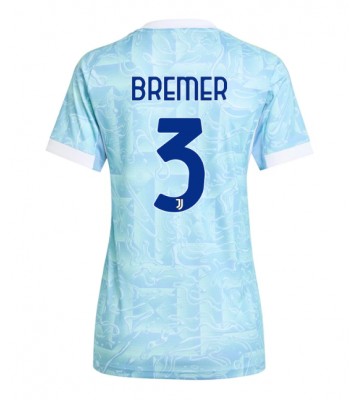 Juventus Gleison Bremer #3 Dámské Venkovní Dres 2025-26 Krátký Rukáv
