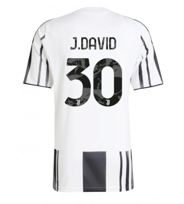 Juventus Jonathan David #30 Domácí Dres 2025-26 Krátký Rukáv