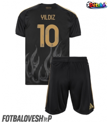 Juventus Kenan Yildiz #10 Dětské Alternativní Dres 2026-27 Krátký Rukáv (+ trenýrky)