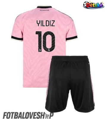 Juventus Kenan Yildiz #10 Dětské Venkovní Dres 2026-27 Krátký Rukáv (+ trenýrky)