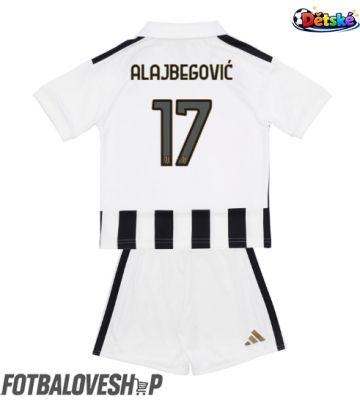 Juventus Kerim Alajbegovic #17 Dětské Domácí Dres 2026-27 Krátký Rukáv (+ trenýrky)