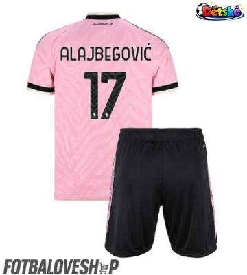 Juventus Kerim Alajbegovic #17 Dětské Venkovní Dres 2026-27 Krátký Rukáv (+ trenýrky)