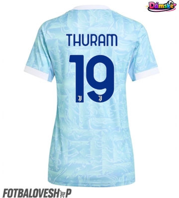 Juventus Khephren Thuram #19 Dámské Venkovní Dres 2025-26 Krátký Rukáv