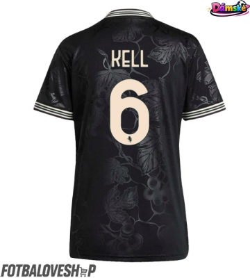 Juventus Lloyd Kelly #6 Dámské Alternativní Dres 2025-26 Krátký Rukáv