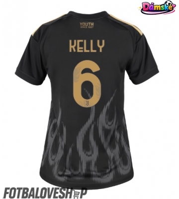 Juventus Lloyd Kelly #6 Dámské Alternativní Dres 2026-27 Krátký Rukáv