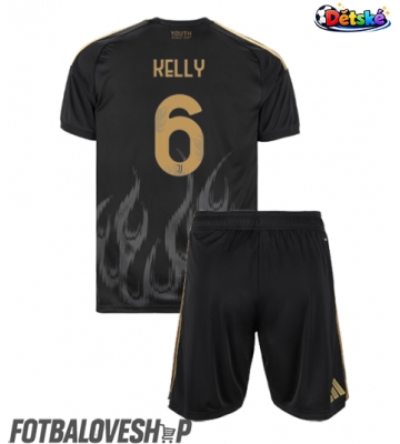 Juventus Lloyd Kelly #6 Dětské Alternativní Dres 2026-27 Krátký Rukáv (+ trenýrky)