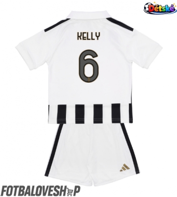 Juventus Lloyd Kelly #6 Dětské Domácí Dres 2026-27 Krátký Rukáv (+ trenýrky)