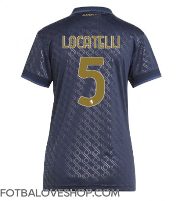 Juventus Manuel Locatelli #5 Dámské Alternativní Dres 2024-25 Krátký Rukáv